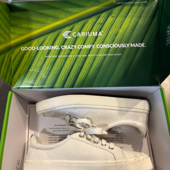 Cariama White Canvas Sneakers - Picture 4 of 4